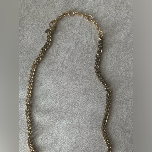 J.Crew Tortoise Shell pattern and Rhinestone necklace - Picture 7 of 9